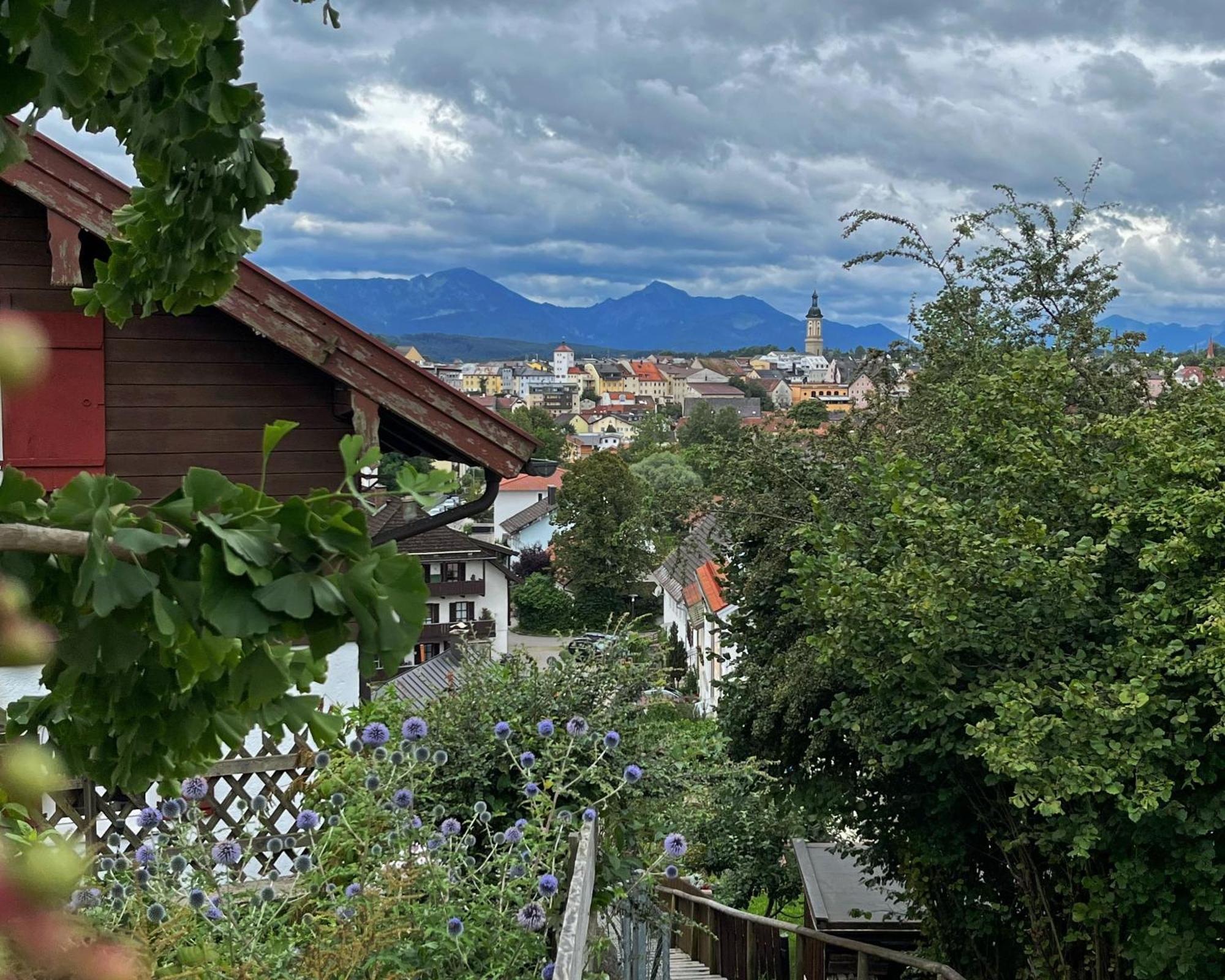 Ferienwohnung Gartenglueck Traunstein Esterno foto